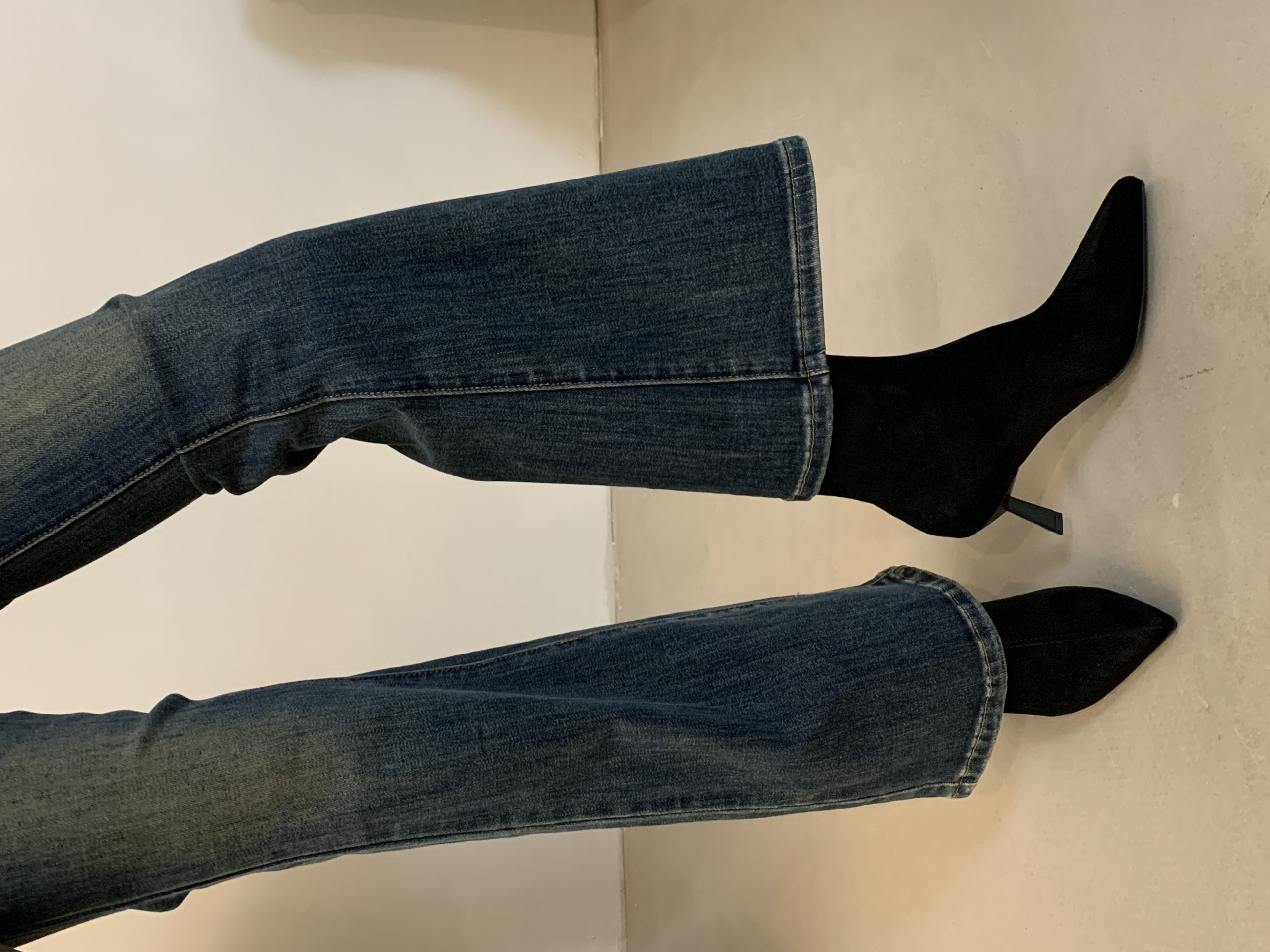 Pointed Toe High Heel Ankle Boots for Women 2025 Spring Autumn New Style Elegant Thin Heel Stretchy Sock Boots Slim Fit Boots - Image 3