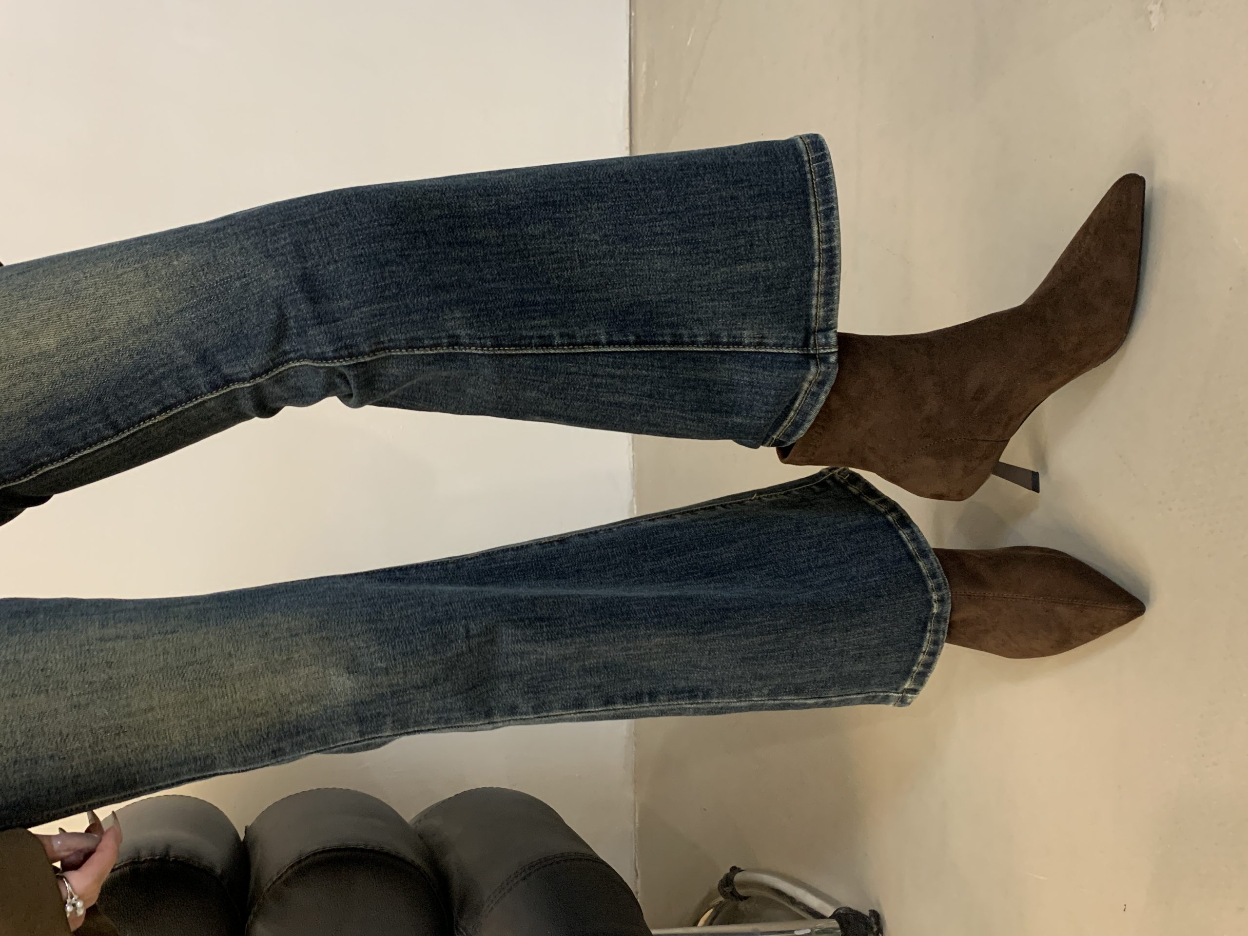 Pointed Toe High Heel Ankle Boots for Women 2025 Spring Autumn New Style Elegant Thin Heel Stretchy Sock Boots Slim Fit Boots - Image 4