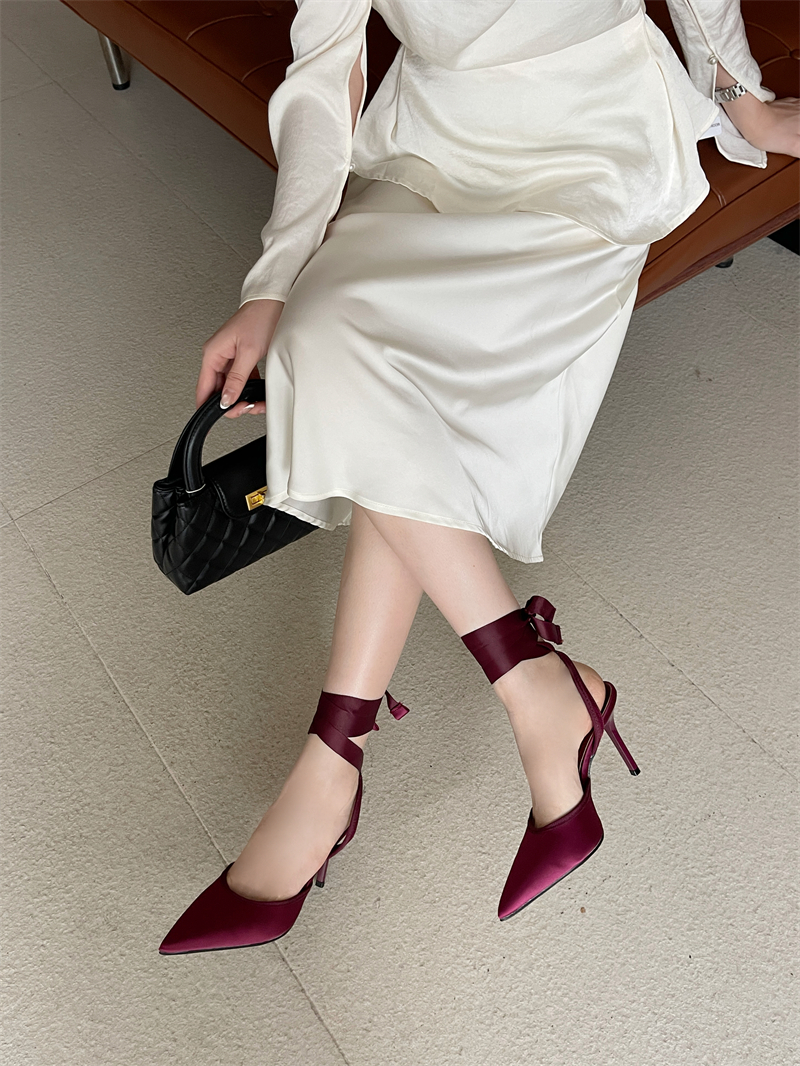 2026 New Fashion High Heel Lace Up Sandals for Women - Image 2