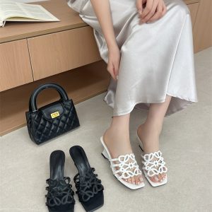 2026 Spring Summer New Wedge Hollow Out Women's Sandals