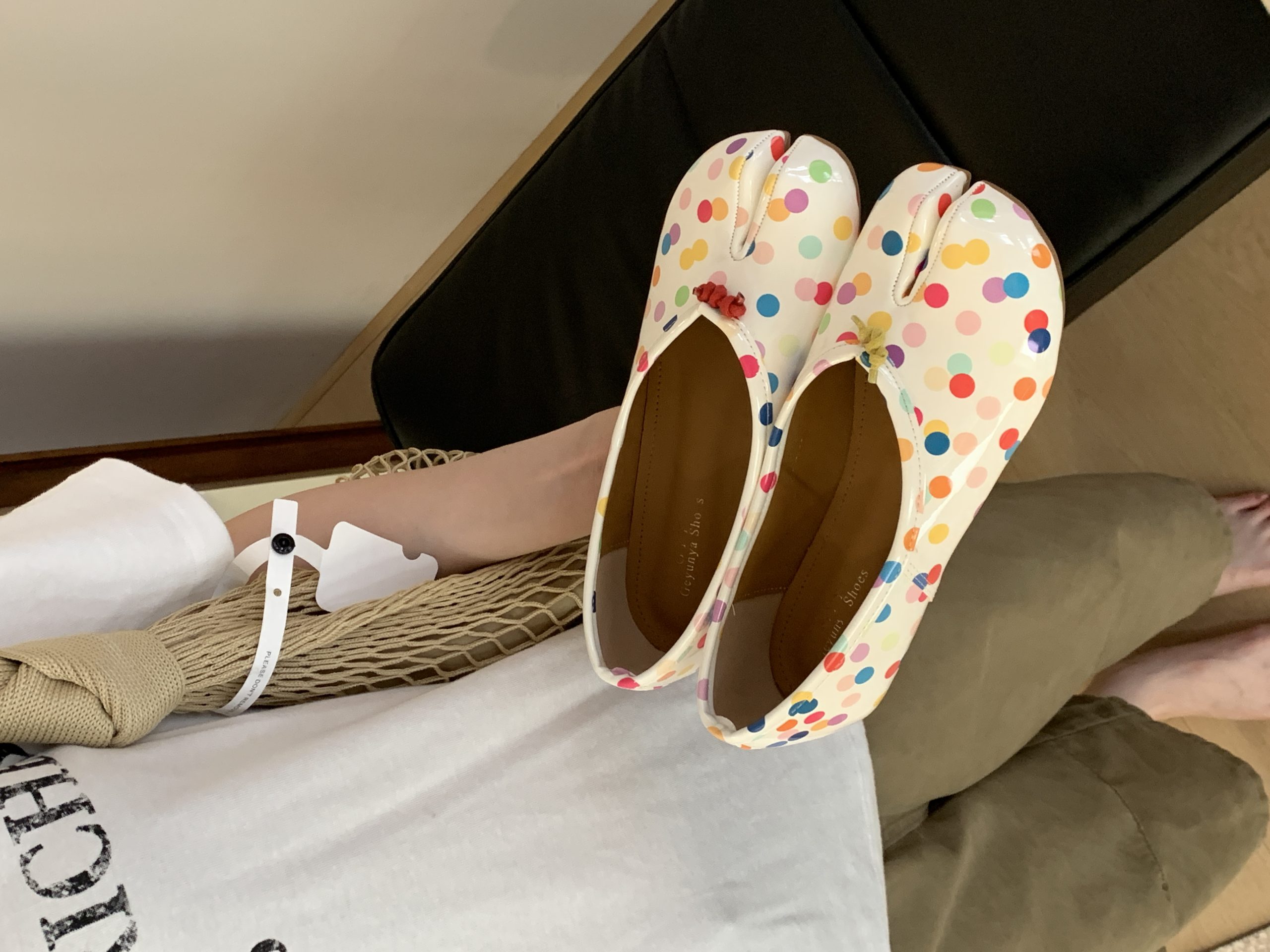 2026 New Flat Colorful Split-Toe Women's Shoes In Stock Sizes 35-40